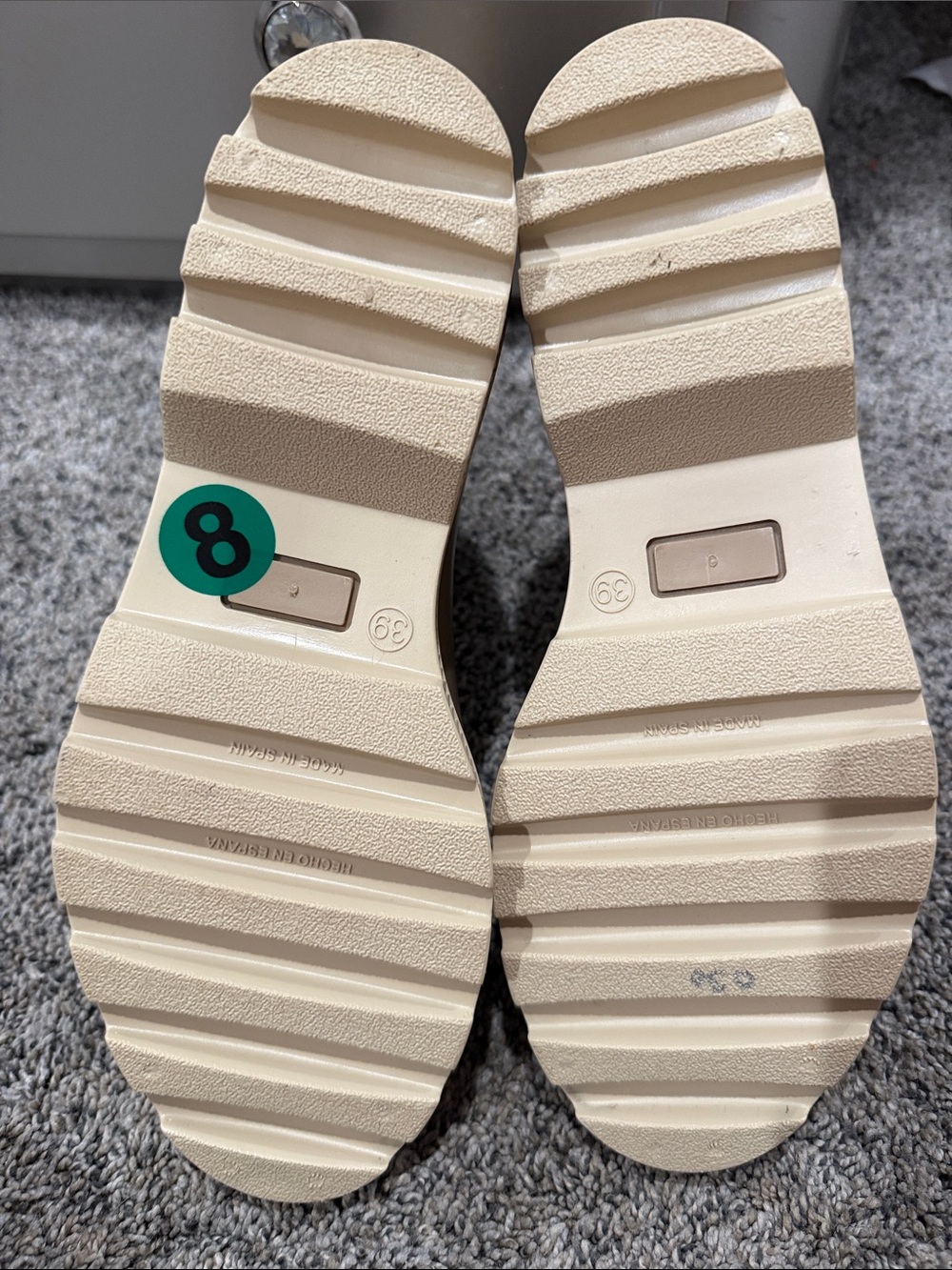 Women’s Neutral Beige Chelsea Rain Boots - Picture 3 of 3